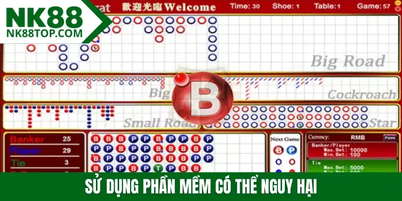 Sử dụng phần mềm có thể nguy hại